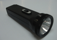 Czarny pokrowiec Akumulator awaryjny Plastikowa latarka LED latarka z 3 diodami